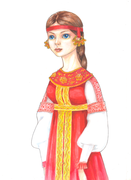 Марья длинная коса