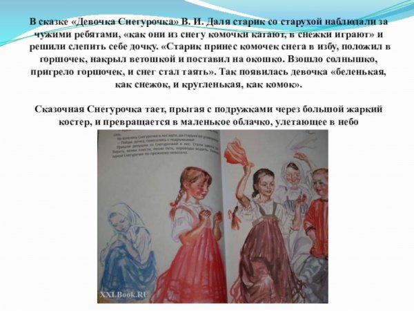 Характер Снегурочки в.Даля