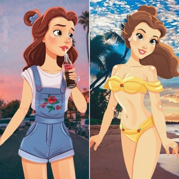 Современные принцессы Disney Бэлль