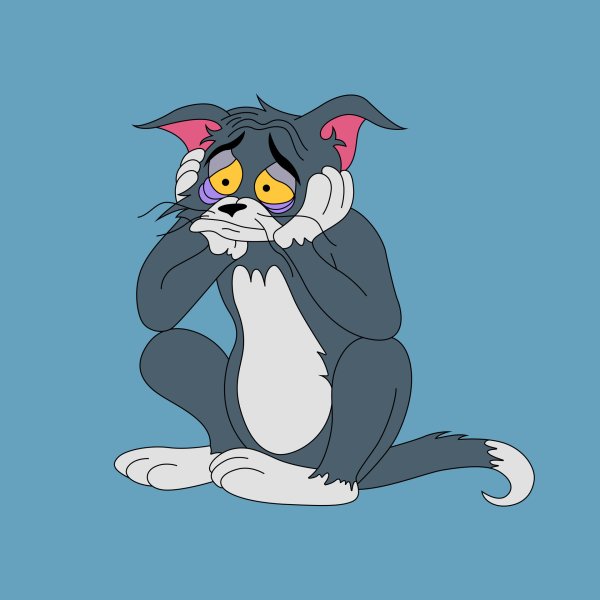 Sad Tom and Jerry