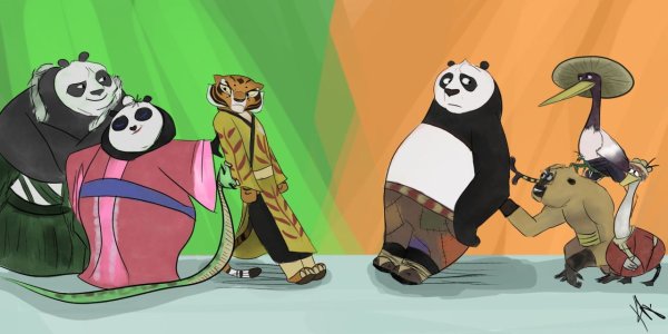 Кунг-фу Панда люди