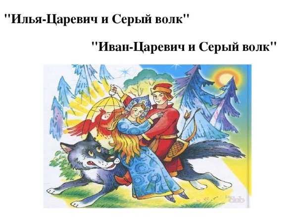 Иван Царевич и серый волк Иван