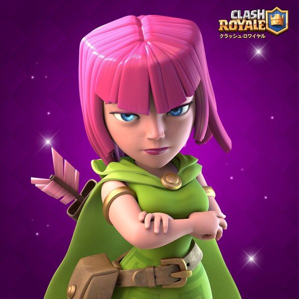 Королева лучница из Clash Royale