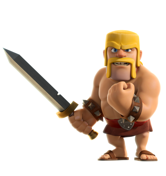 Варвара из игры Clash of Clans