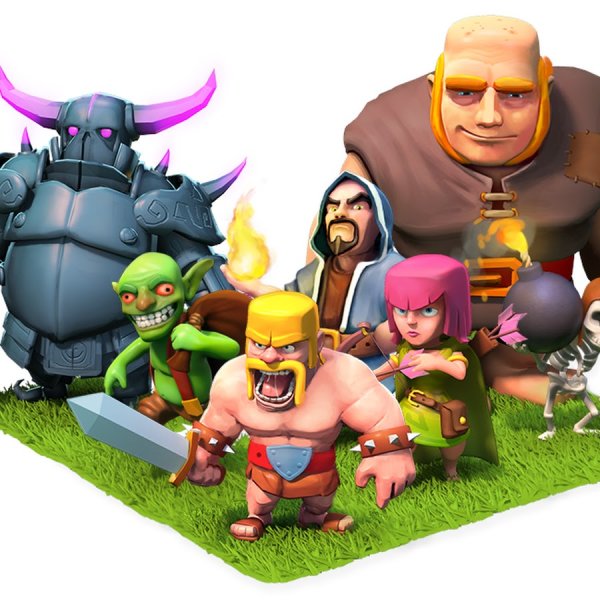 Герои из игры Clash of Clans