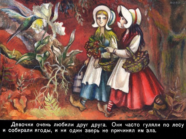 10. Бр. Гримм «Розочка и Беляночка»
