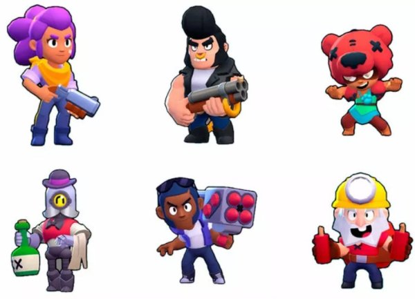 Герои игры Brawl Stars