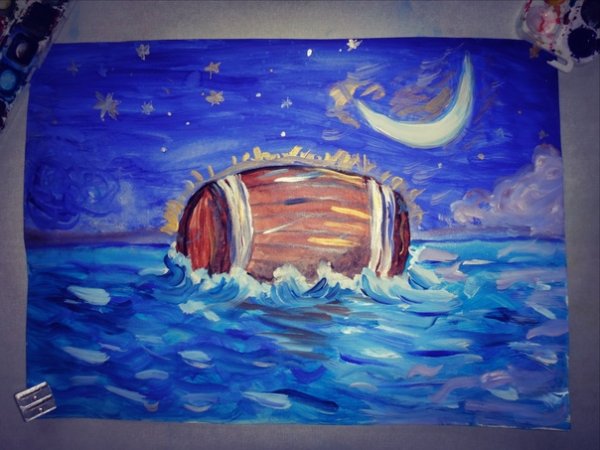 Бочка по морю плывет