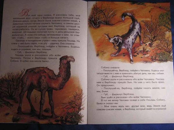 Отчего у верблюда горб читательский дневник