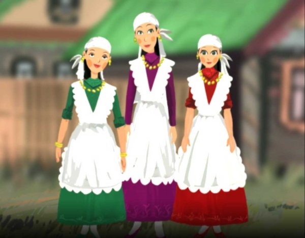 Арты к татарской сказке три дочери (69 фото)