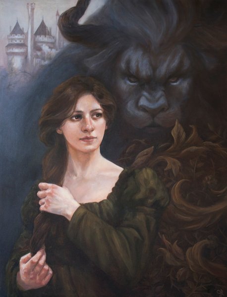 Красавица и чудовище иллюстрации к книге