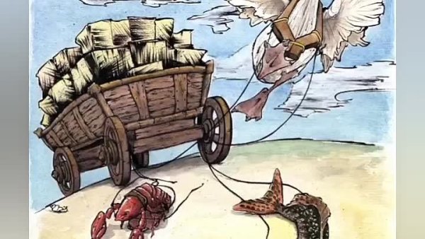 Иллюстрации к басне рыбья пляска
