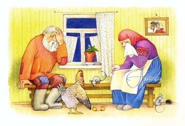 Дед для сказки Курочка Ряба
