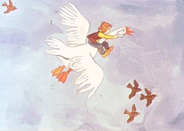 Нильс из сказки путешествие Нильса с дикими гусями