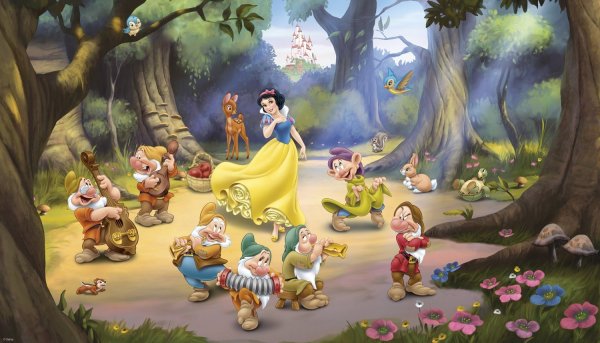 Disney. Принцесса. Белоснежка и семь гномов