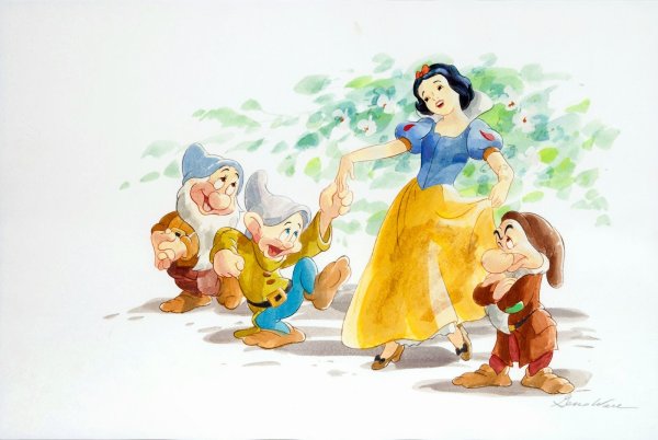 Раскраски из мультфильма Белоснежка и Семь Гномов (SnowWhite And The Seven Dwarfs)