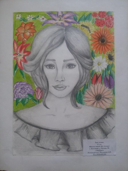 Рисунок моя мама