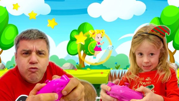 Настя и папа мультфильм