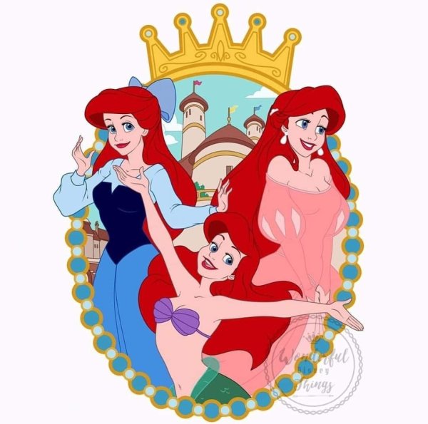 Семья Ариэль Дисней