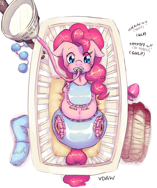 Pony abdl diaper няня робот