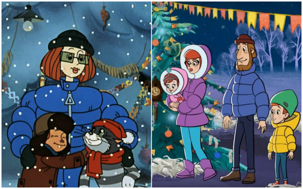 Простоквашино дядя Федор зимой