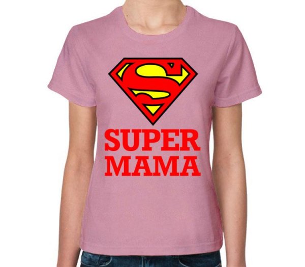 Футболка женская super mama