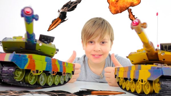 Мальчик с танком