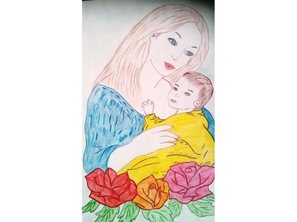 Рисунок моя мама лучше всех