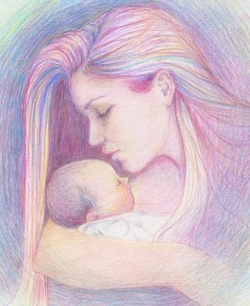 Рисунок ко Дню матери
