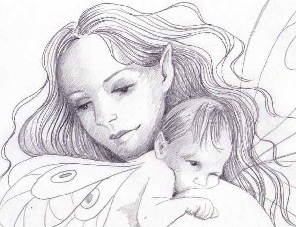 Рисунок ко Дню матери