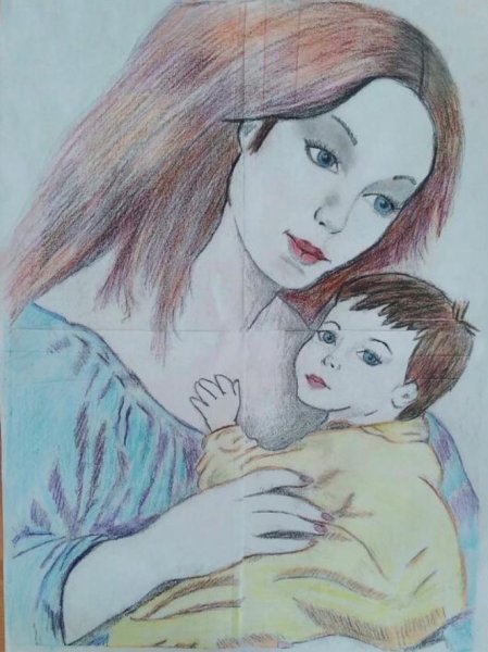 Рисунок на день мамы