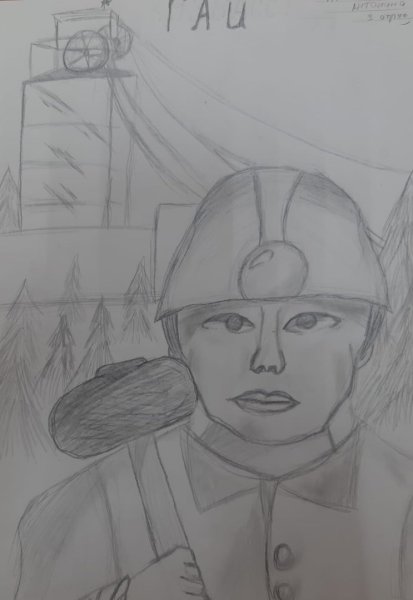 Рисунок ко Дню Шахтера