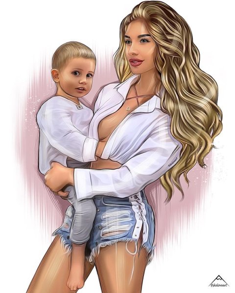 Рисовать девушку для детей