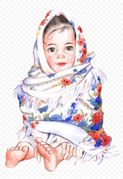 Девушка в платке