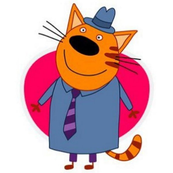 Герои мультика три кота