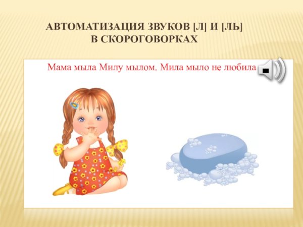 Мама мыла Милу мылом скороговорка