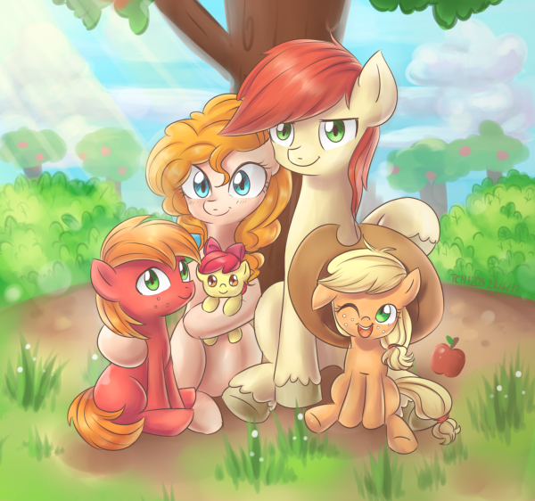 My little Pony родители Эпплджек