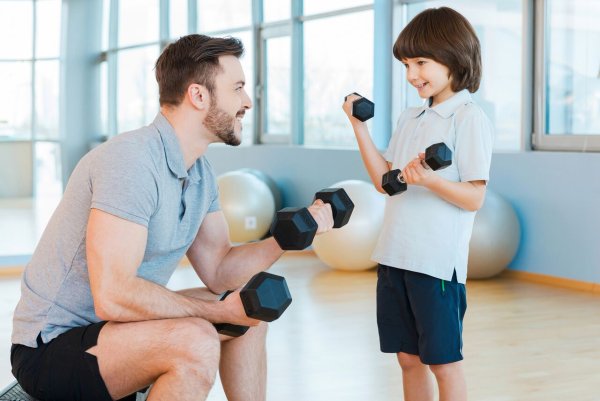 Фитнес дети и родители