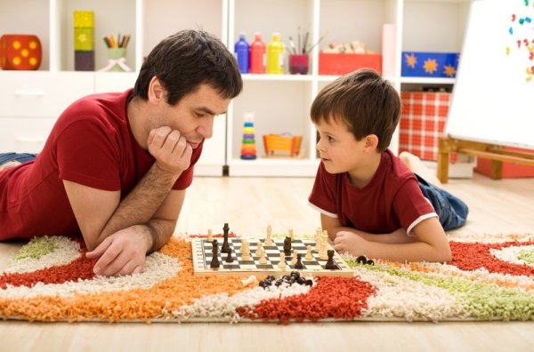 Шахматы дети и родители