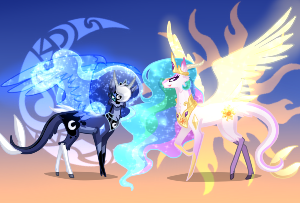 My little Pony родители Селестии и Луны