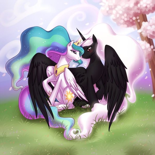 My little Pony Селестия и Сомбра