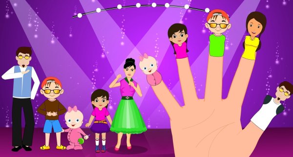 Семья пальчиков finger Family Rhymes in Russian Russian finger Family Nursery Rhyme