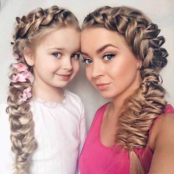 Объемная коса для девочки