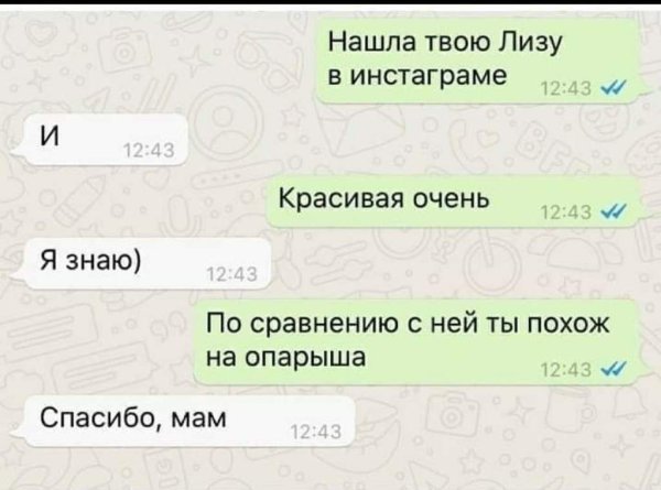 Переписка с Лизой