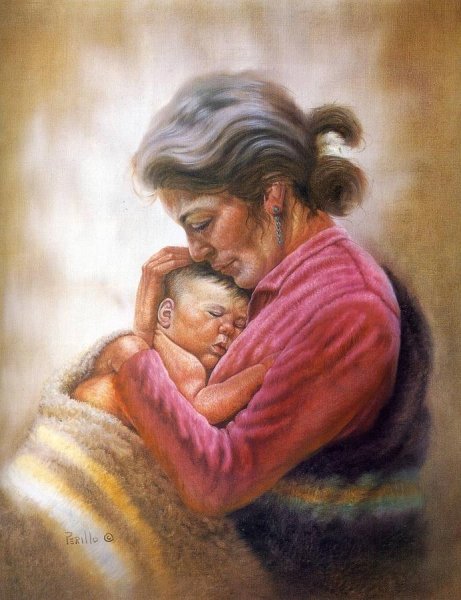 Мамы они такие рисунок
