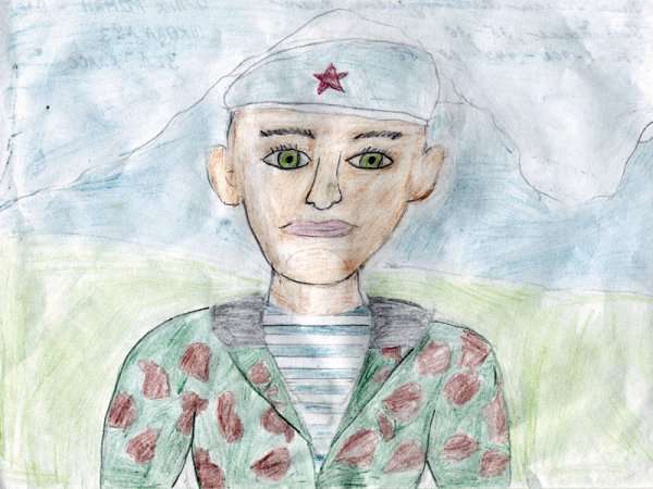Рисунки про армию детские