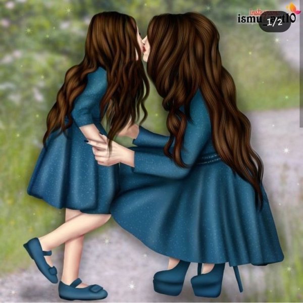 Подружки рисунок