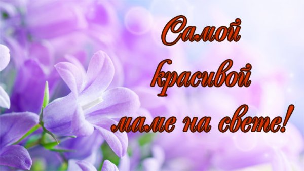 Самой красивой маме