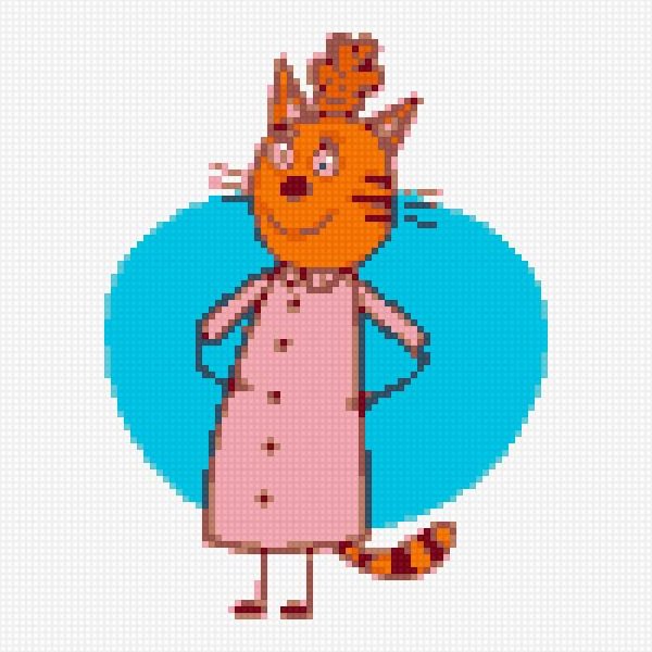 Герои мультика три кота