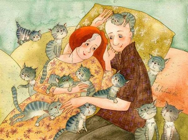 Художник кошек Виктория Кирдий